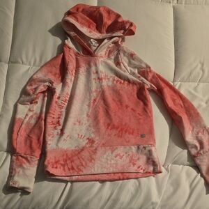 Scorpio Sol Coral and Cream Hoodie